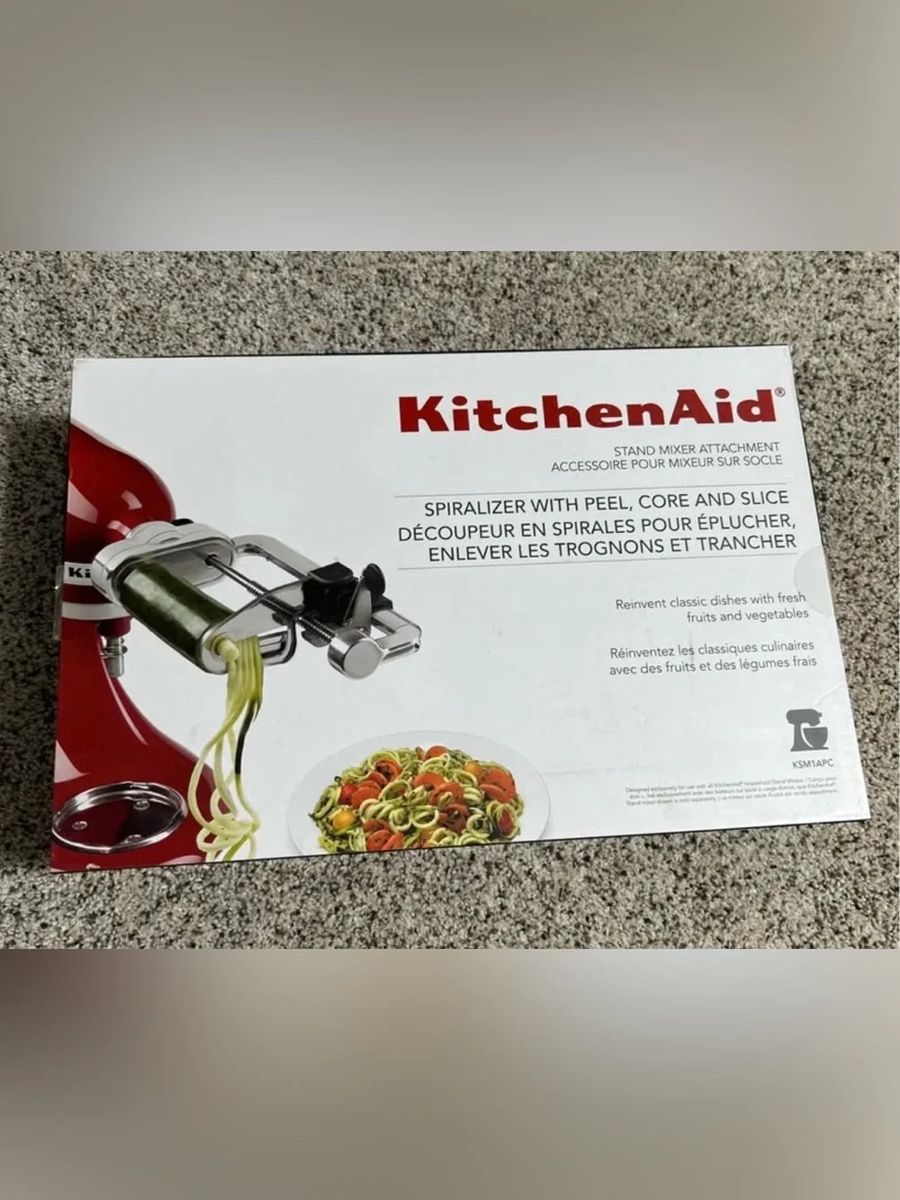 KitchenAid Stand Mixer Attachment Spiralizer New In Box